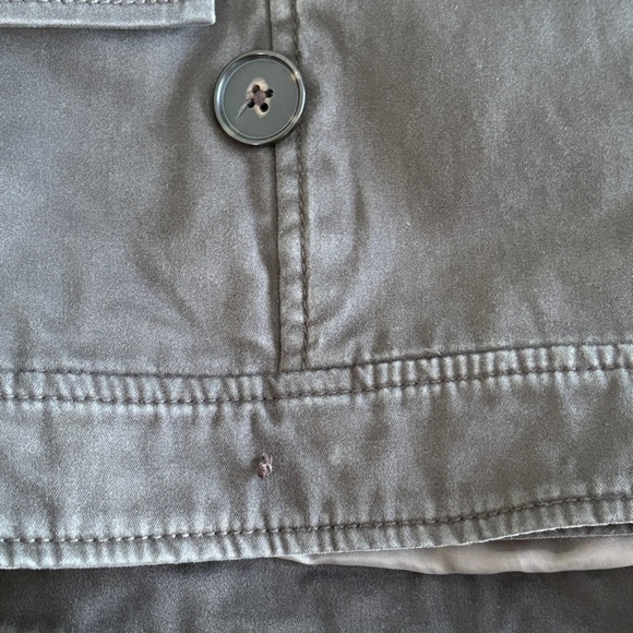 LOFT double-breasted utility jacket w/ notched lapel, M - Picture 7 of 7